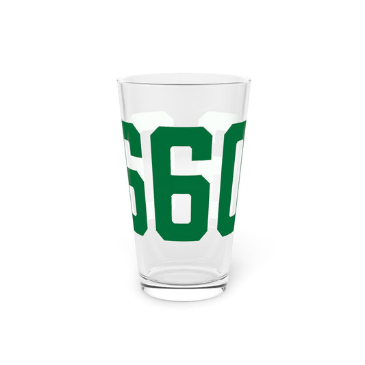 06606 Bridgeport Connecticut Zip Code Pint Glass, 16oz