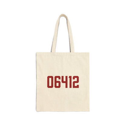 06412 Chester Connecticut Zip Code Cotton Canvas Tote Bag