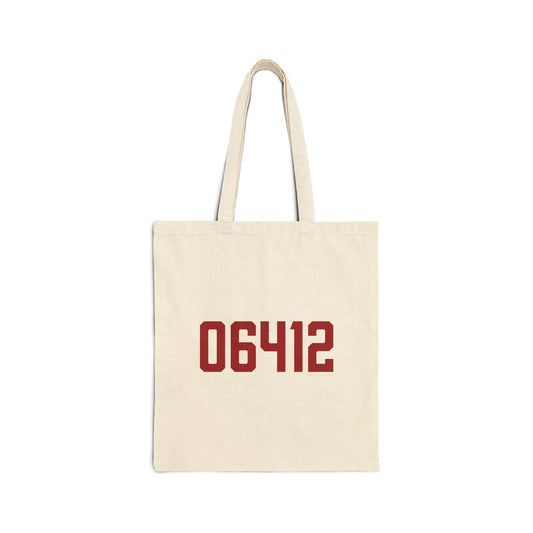 06412 Chester Connecticut Zip Code Cotton Canvas Tote Bag