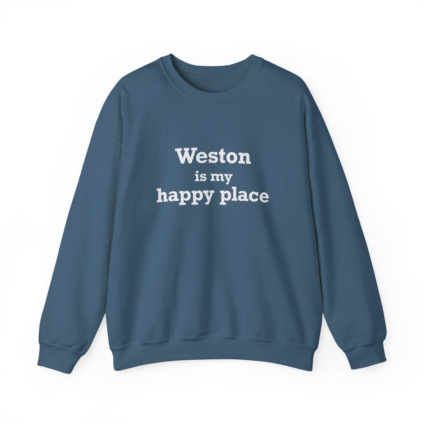 Weston Is My Happy Place Unisex Heavy Blend™ Crewneck Sweatshirt