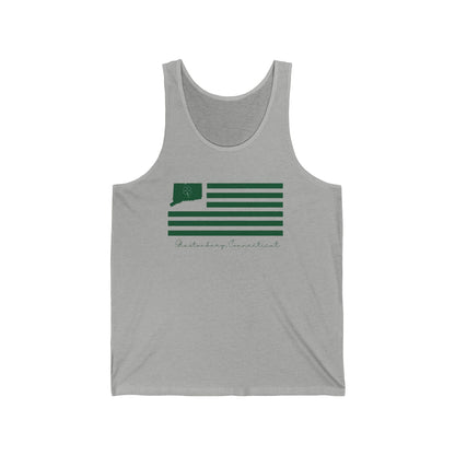 Glastonbury Connecticut St Patrick’s Day Flag Unisex Jersey Tank Top