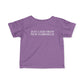 Just a kid from New Fairfield Infant Fine Jersey T-Shirt