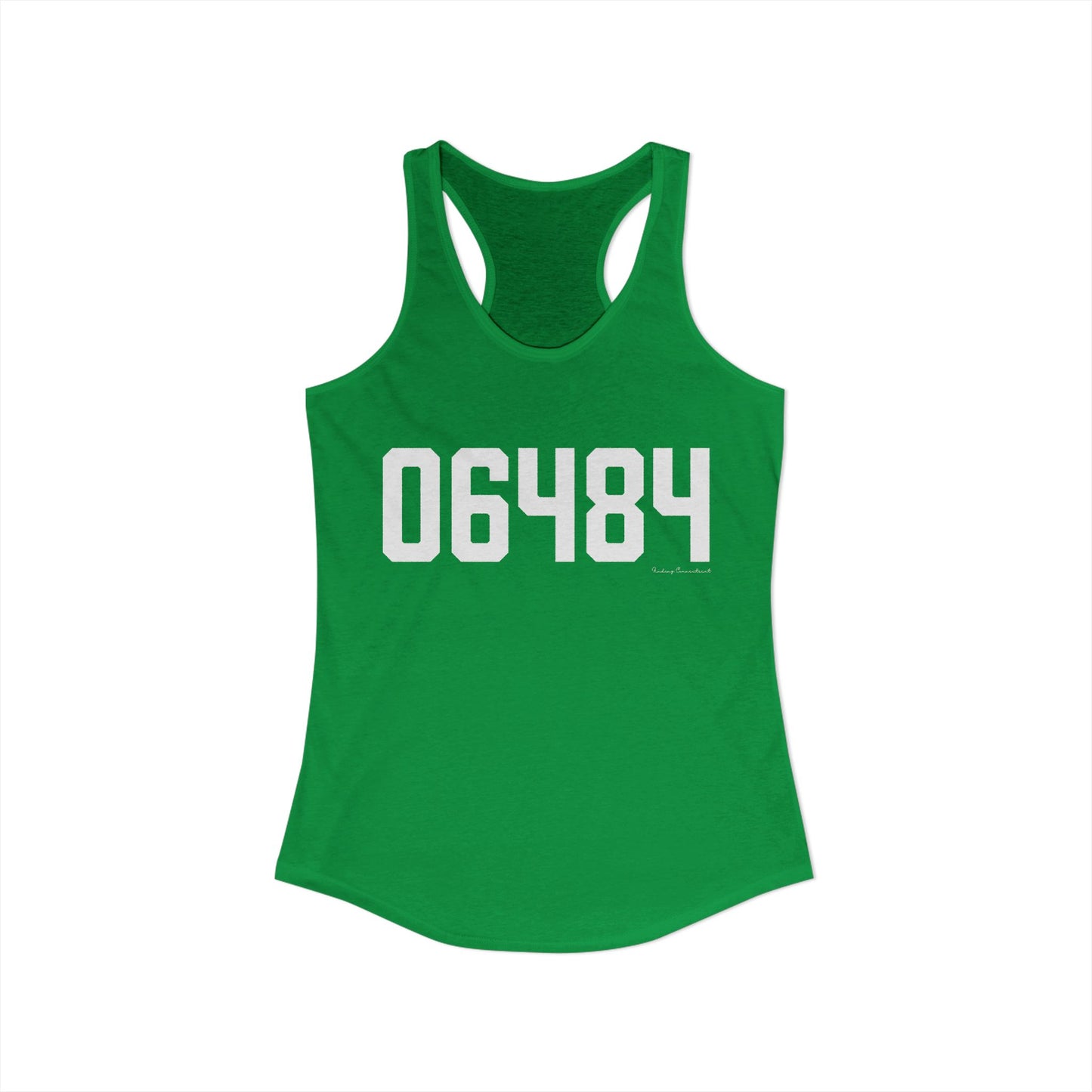 06484 Shelton Connecticut Zip Code Women's Ideal Racerback Tank Top