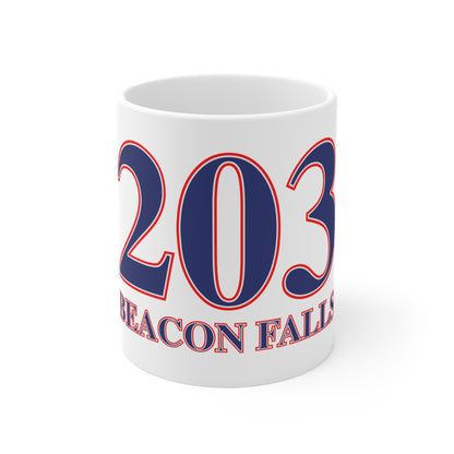 Beacon Falls Red, White & Blue Mug 11oz