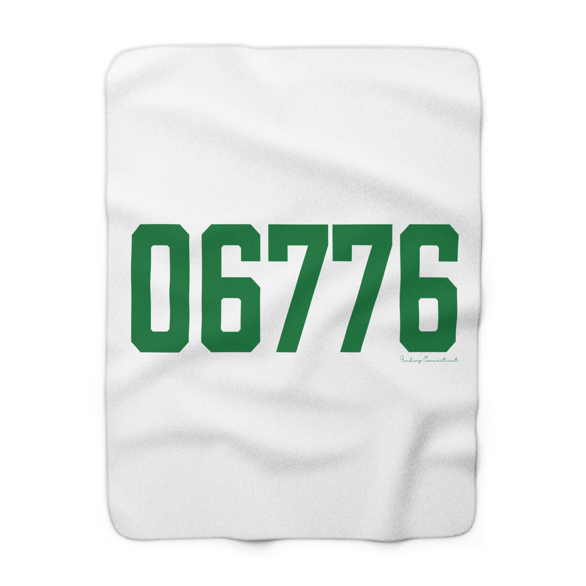 06776 New Milford Connecticut Zip Code Sherpa Fleece Blanket