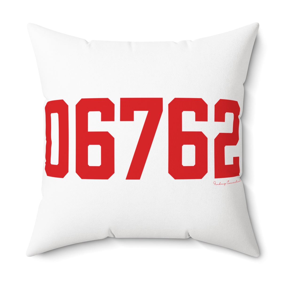 06762 Middlebury Connecticut Zip Code Polyester Square Pillow