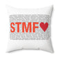 Stamford Love Spun Polyester Square Pillow