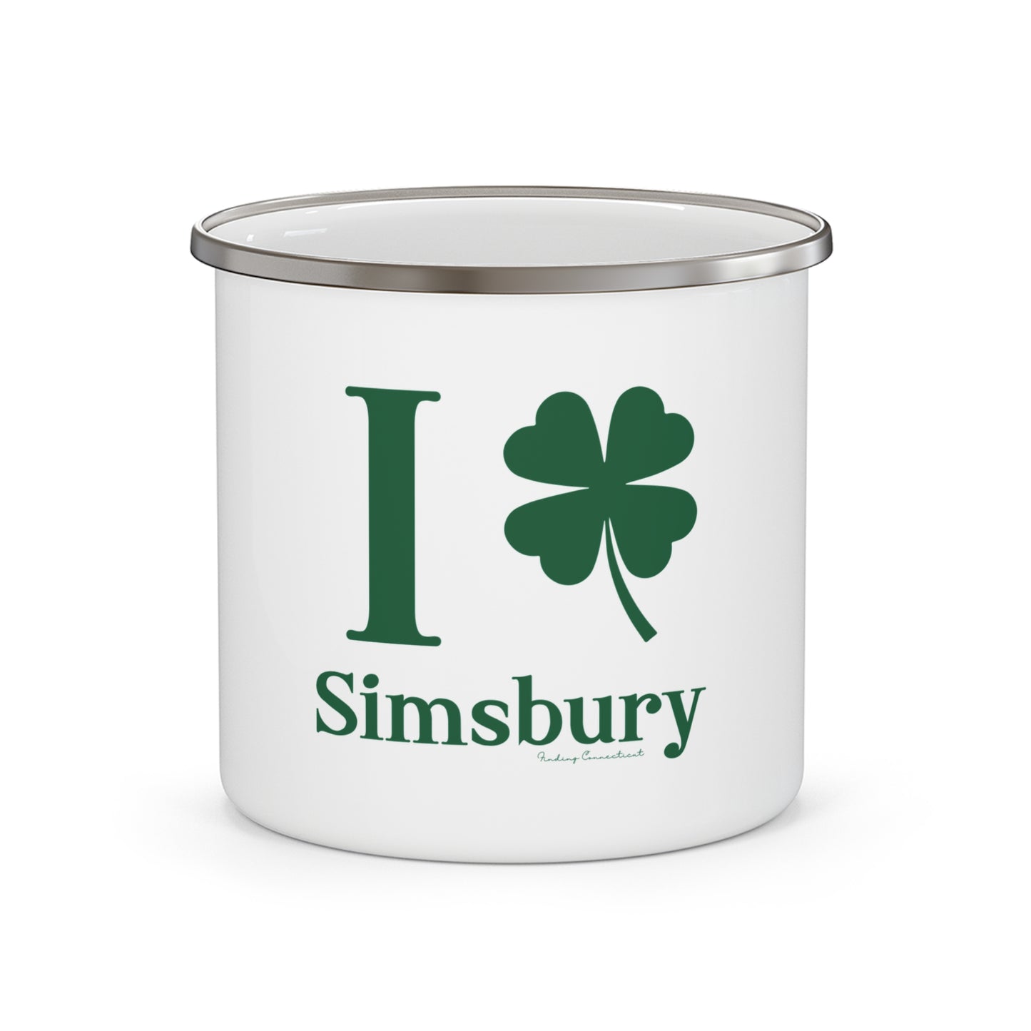 I Clover Simsbury Enamel Camping Mug