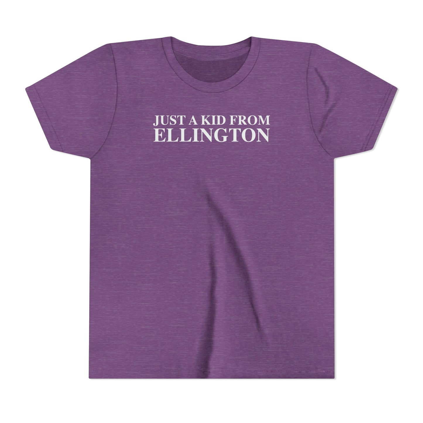 Just a kid from Ellington Youth Short Sleeve T-Shirt