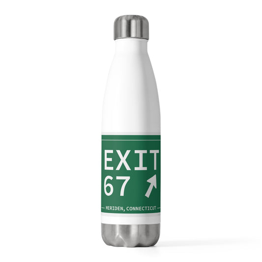 Vintage Exit 67 WCP Sign 20oz Insulated Bottle