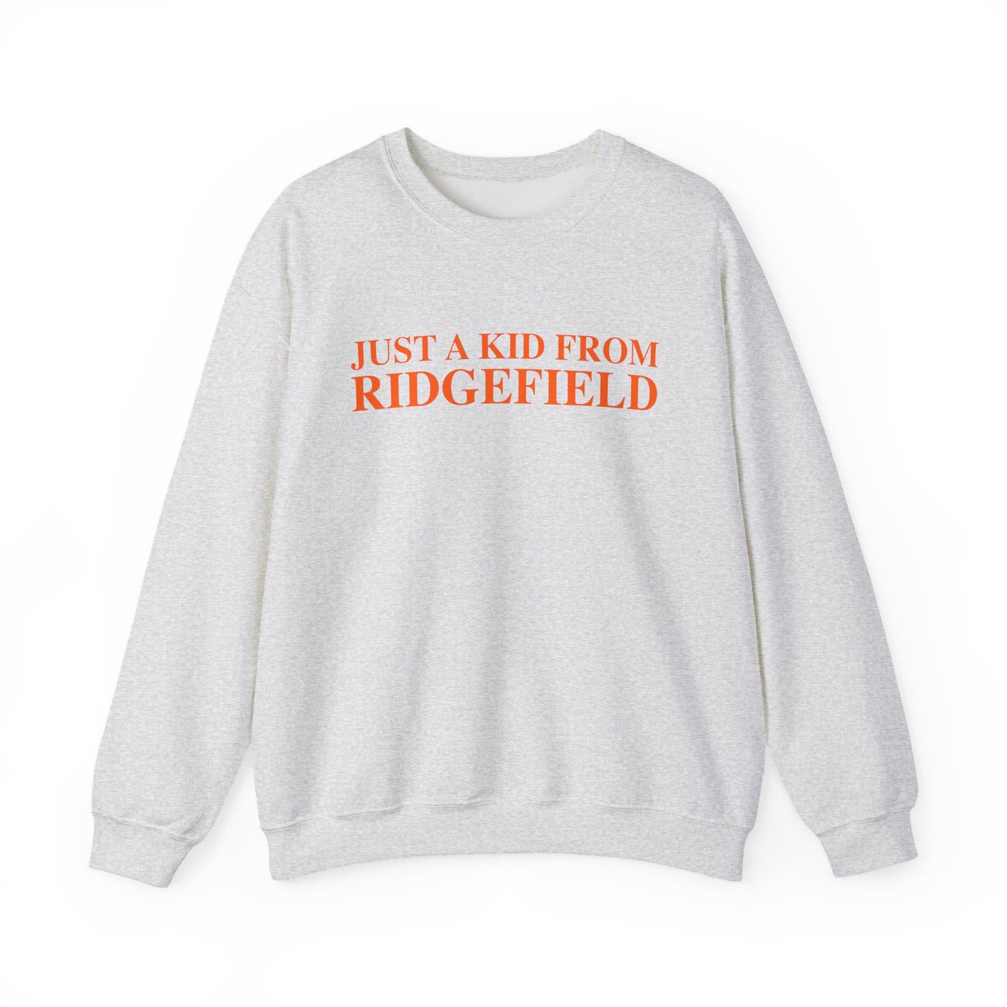 Just a kid from Ridgefield  Unisex Heavy Blend™ Crewneck Sweatshirt