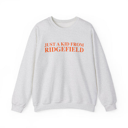 Just a kid from Ridgefield  Unisex Heavy Blend™ Crewneck Sweatshirt