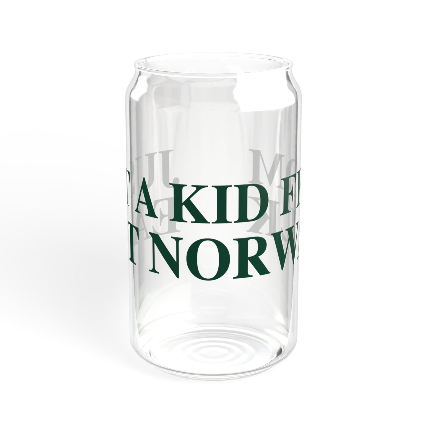 Just a kid from East Norwalk Sipper Glass, 16oz