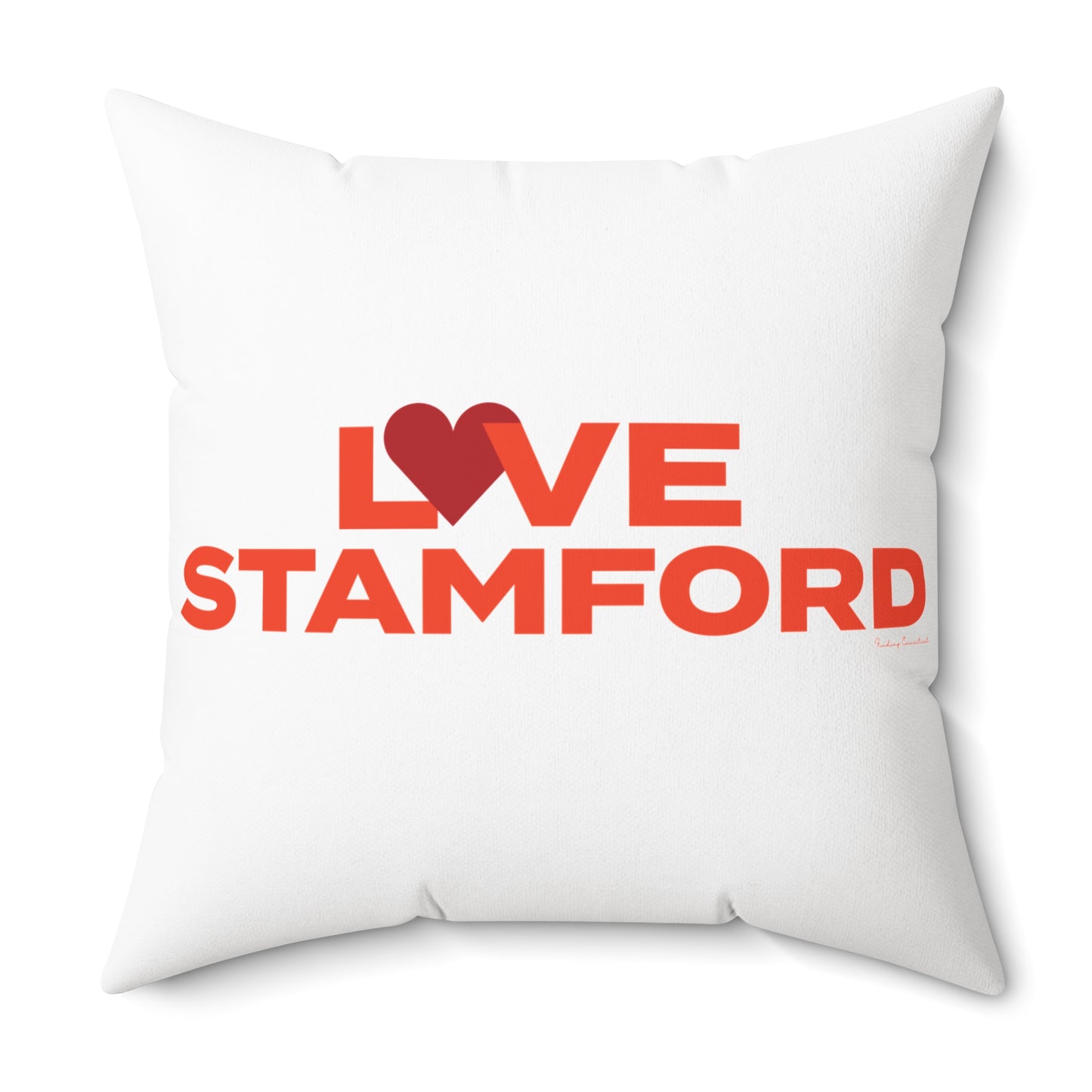 Love Stamford Spun Polyester Square Pillow