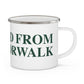 Just a kid from South Norwalk Enamel Camping Mug