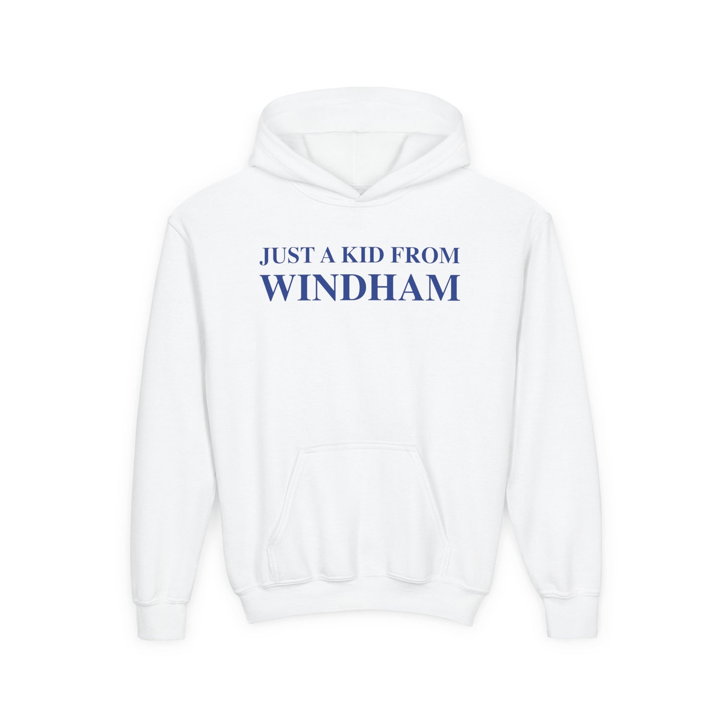 Just a kid from Windham Youth Heavy Blend Hooded Sweatshirt