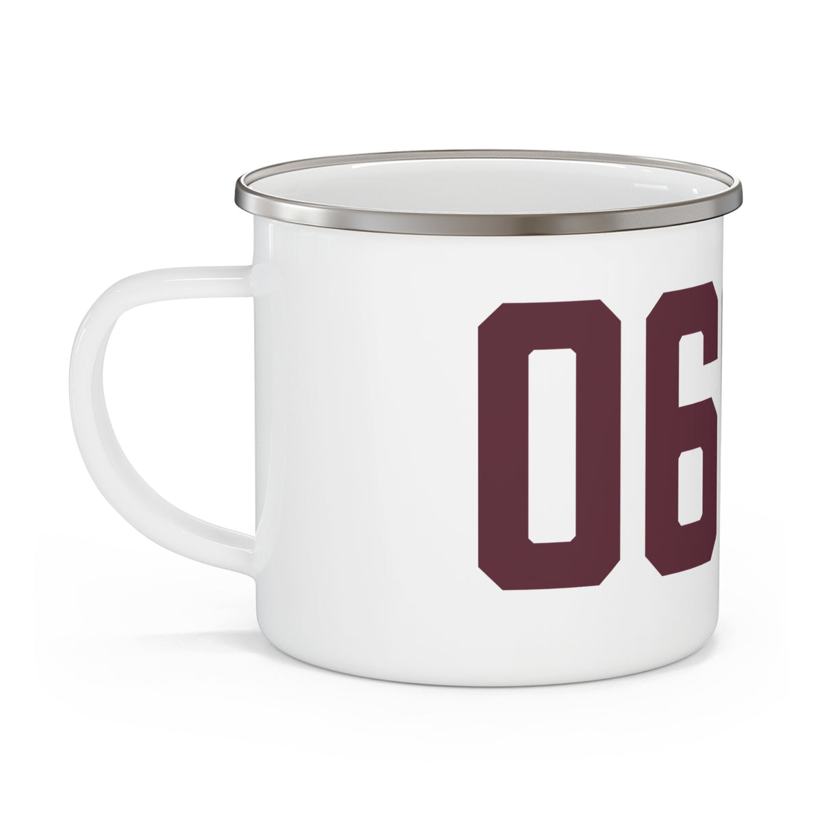 06019 Canton Connecticut Zip Code Enamel Camping Mug