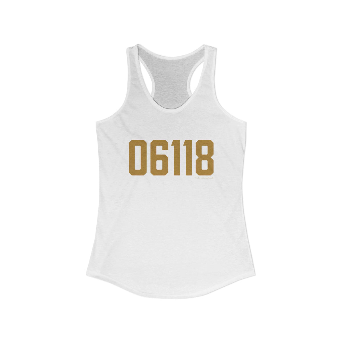 06118 East Hartford Connecticut Zip Code Women's Ideal Racerback Tank Top