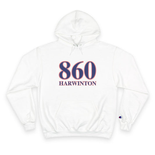860 Harwinton Red White & Blue Champion Hoodie