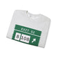 Vintage Merritt Parkway Exit 52 Sign Unisex Heavy Blend™ Crewneck Sweatshirt