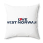 Love West Norwalk Spun Polyester Square Pillow