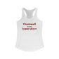 Cromwell is My Happy Place Women's Ideal Racerback Tank Top