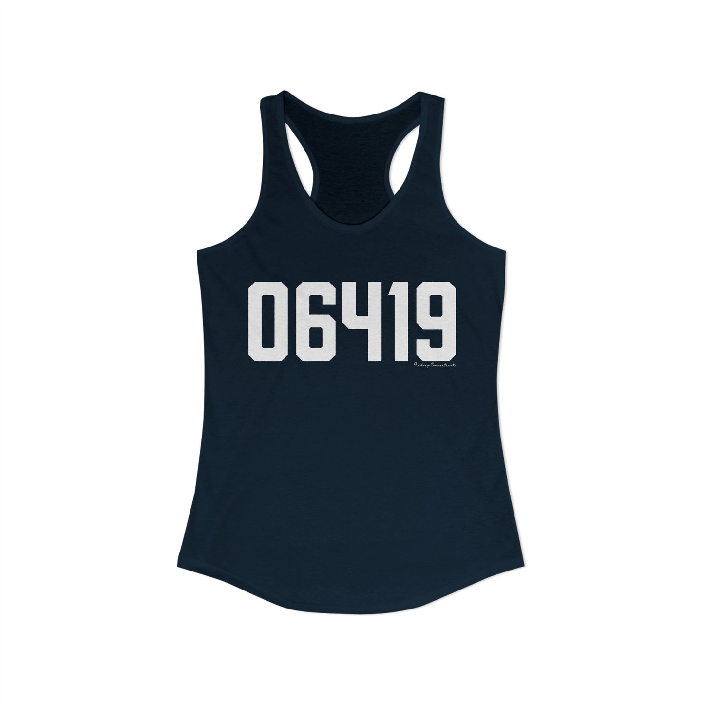 06419 Killingworth CT Zip Code Women's Ideal Racerback Tank Top