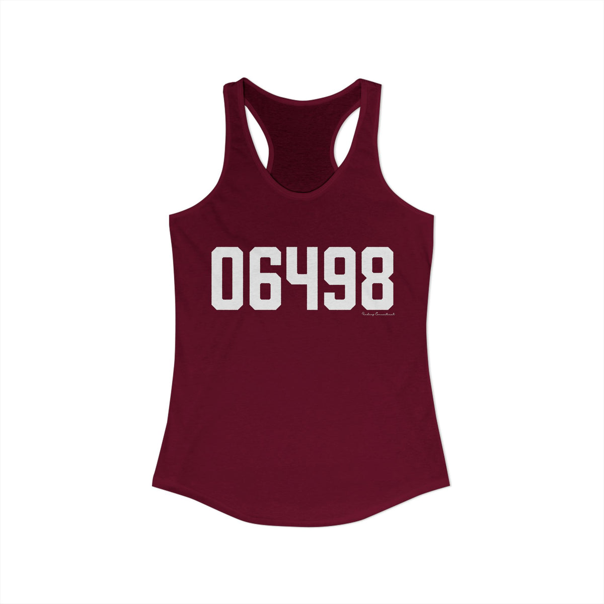 06498 Westbrook CT Zip Code Women's Ideal Racerback Tank Top