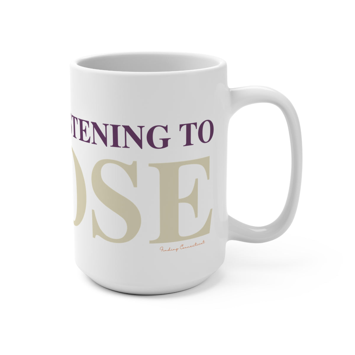 Just a kid listening to Goose - Cream & Purple Mug 15oz