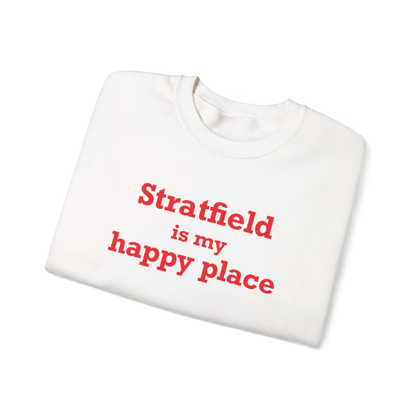 Stratfield Is My Happy Place Unisex Heavy Blend™ Crewneck Sweatshirt