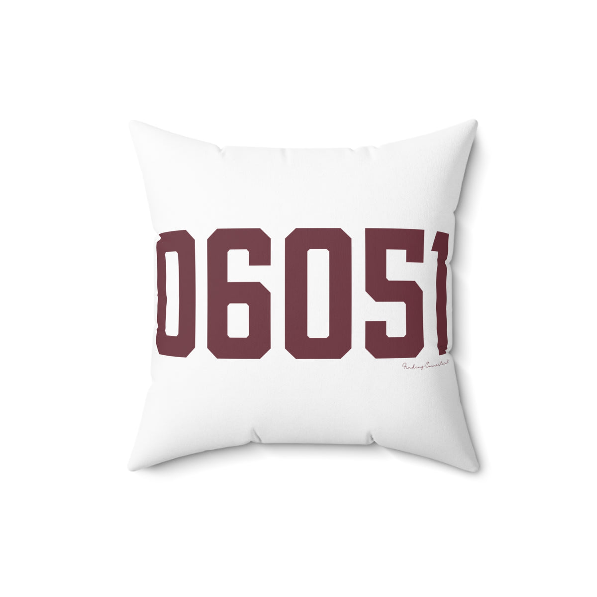 06051 New Britain Connecticut Zip Code Polyester Square Pillow