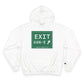 Vintage Exit 68N-E WCP Sign Champion Hoodie