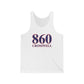 860 Cromwell Red White & Blue Unisex Jersey Tank Top