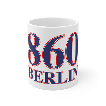 860 Berlin Red, White & Blue Mug 11oz