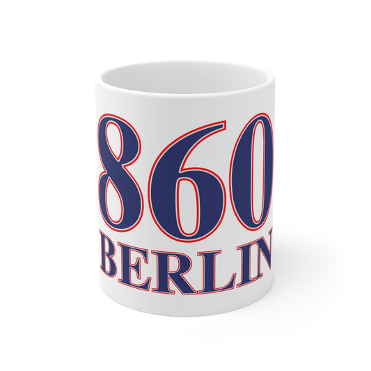 860 Berlin Red, White & Blue Mug 11oz