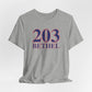 203 Bethel Red White & Blue Unisex Jersey Short Sleeve T-Shirt