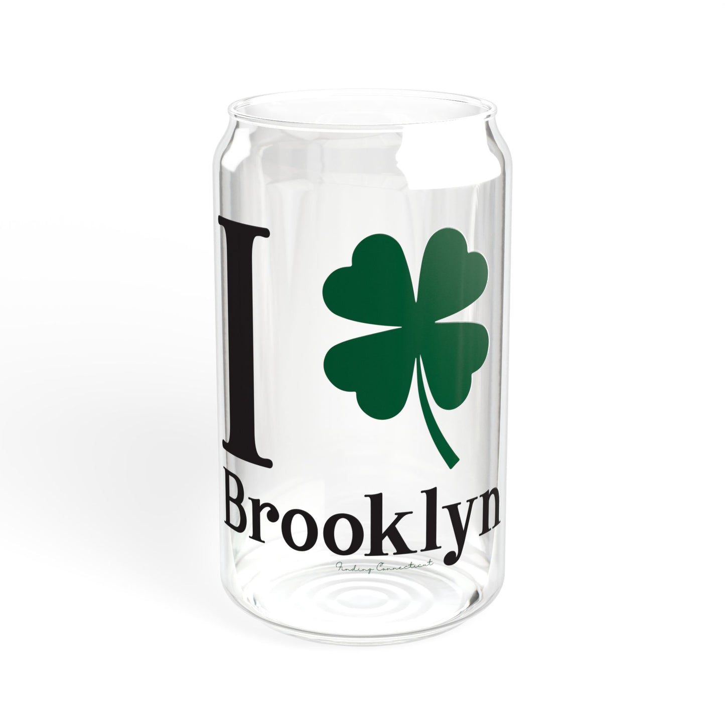 I Clover Brooklyn Sipper Glass, 16oz