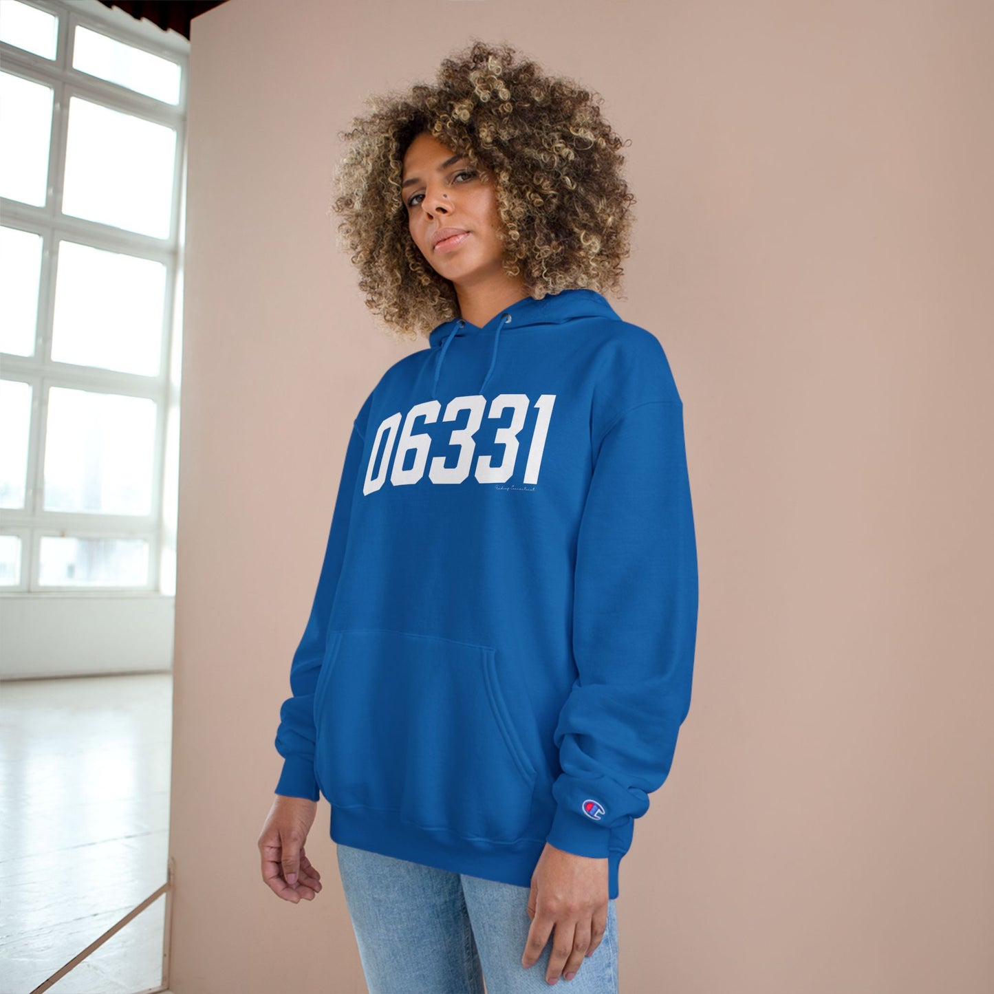 06331 Canterbury CT Zip Code Champion Hoodie