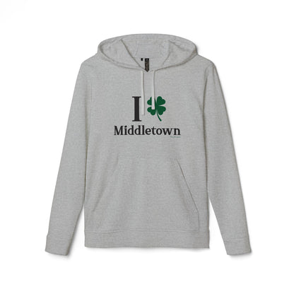 I Clover Middletown adidas® Unisex Fleece Hoodie