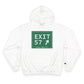 Vintage Exit 57 WCP Sign Champion Hoodie