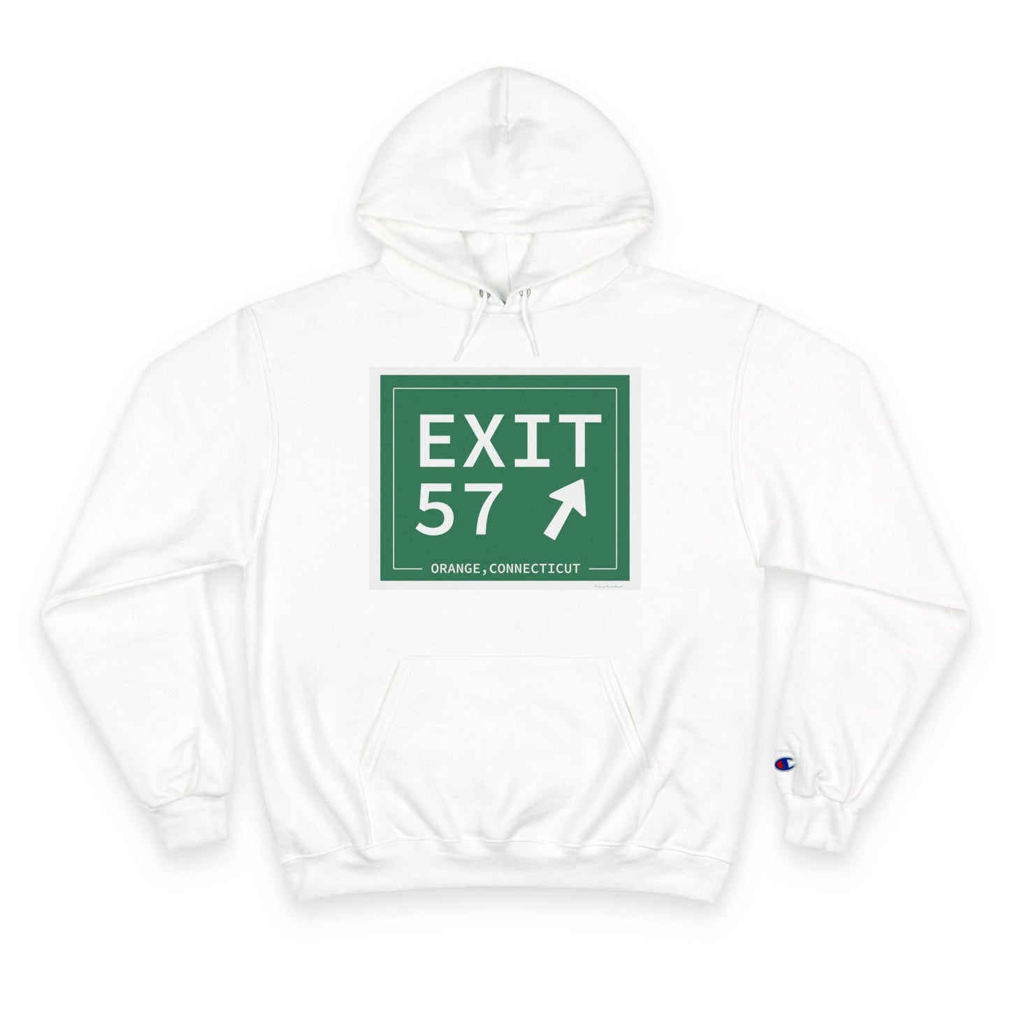 Vintage Exit 57 WCP Sign Champion Hoodie