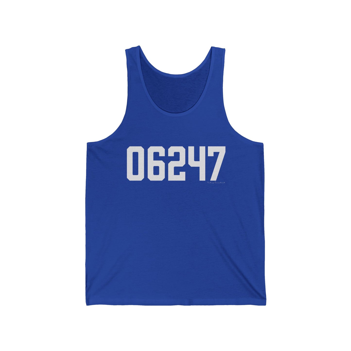 06247 Hampton CT Zip Code Unisex Jersey Tank Top