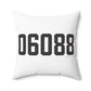 06088 East Windsor Connecticut Zip Code Polyester Square Pillow