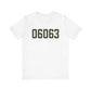 06063 Barkhamsted Connecticut Zip Code Unisex Jersey Short Sleeve T-Shirt