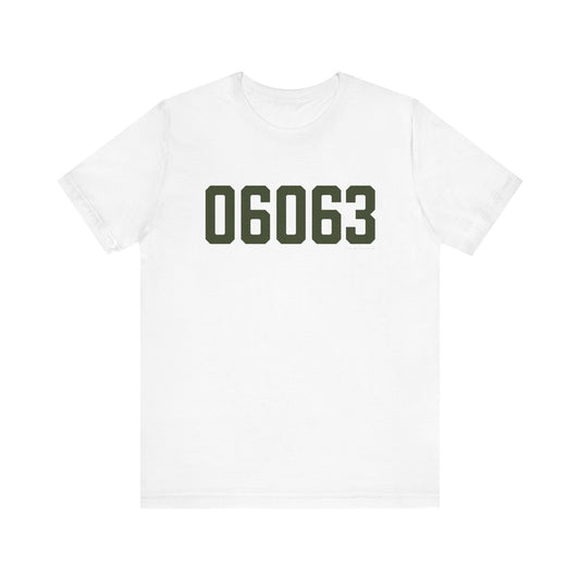 06063 Barkhamsted Connecticut Zip Code Unisex Jersey Short Sleeve T-Shirt