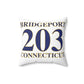 Bridgeport 203 Connecticut Spun Polyester Square Pillow