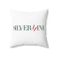 41 Tilt Silvermine Spun Polyester Square Pillow