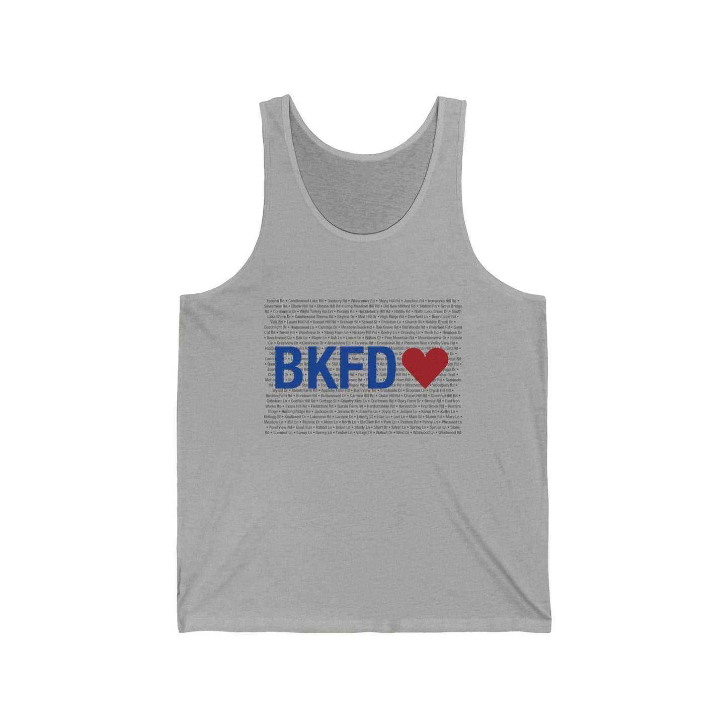 Brookfield Love Unisex Jersey Tank Top