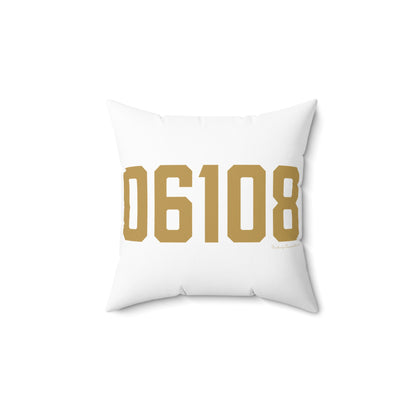 06108 East Hartford Connecticut Zip Code Polyester Square Pillow