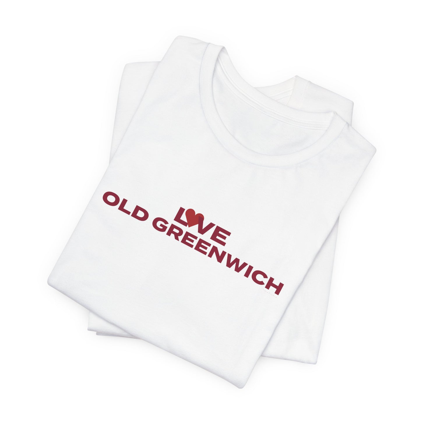 Love Old Greenwich Unisex Jersey Short Sleeve T-Shirt